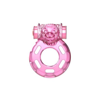 BAILE Vibrating Cock Ring Bear Pink 173E845 1