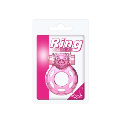BAILE Vibrating Cock Ring Bear Pink 173E845 7