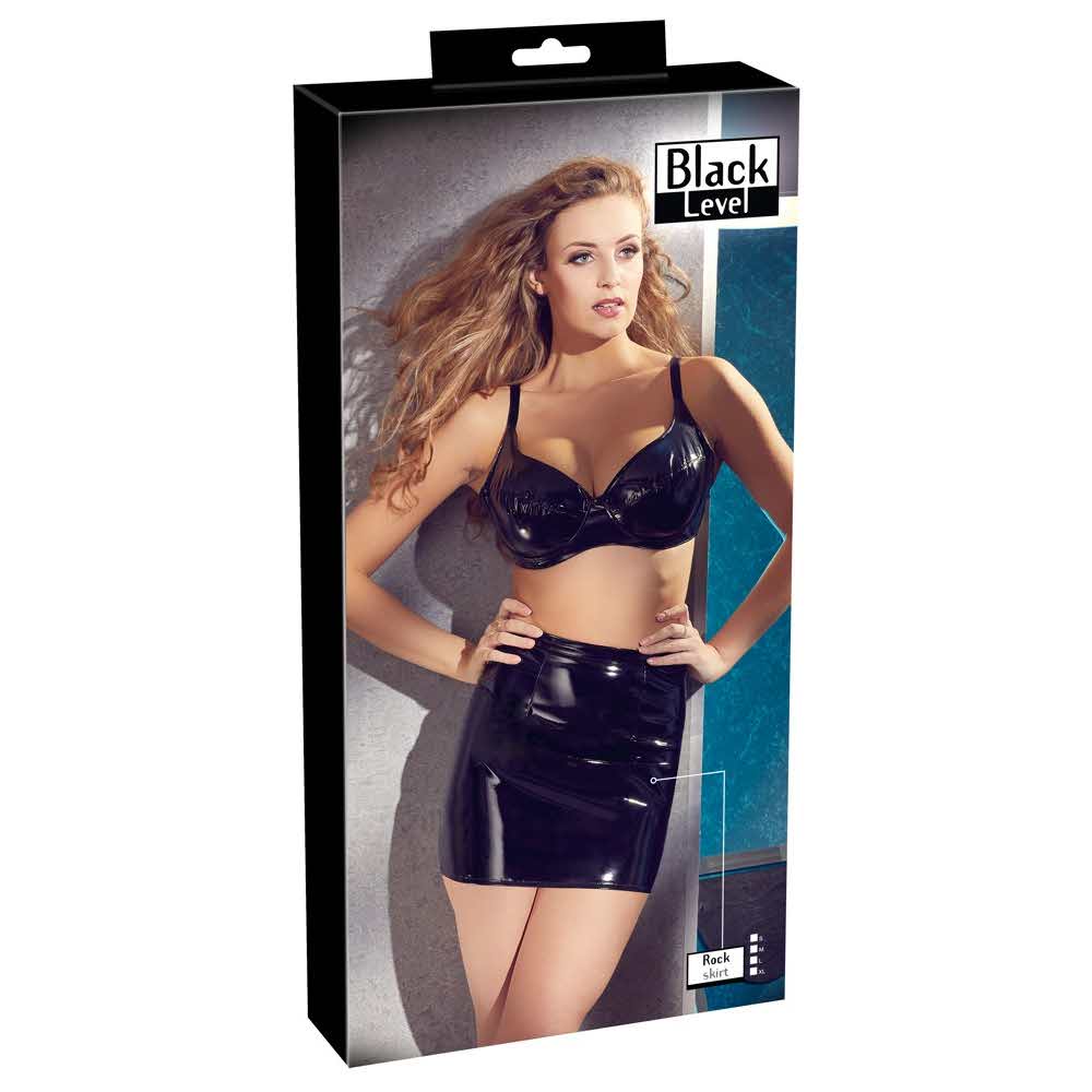 BIELIZNA BDSM VINYL MINI SKIRT XL 129E858 1