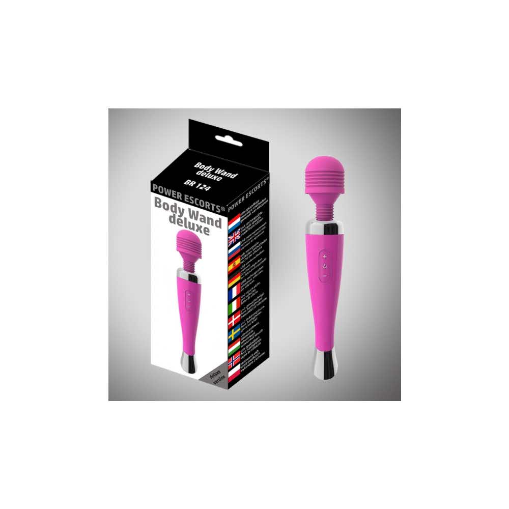 Bodywand de luxe pink 19 cm recharg bodywand metal plated 120E854 1 Bodywand de luxe pink 19 cm recharg bodywand metal plated