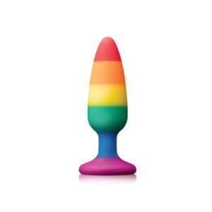 COLOURFUL LOVE RAINBOW ANAL PLUG MEDIUM