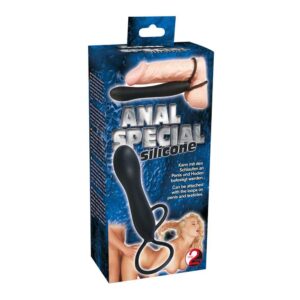 DILDO ANAL SPECIAL SILICONE BLACK