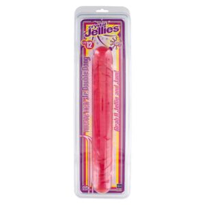 Dildo DOUBLE DONG 12 Inch PINK JELLY