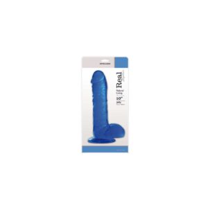 Dildo FALLO JELLY REAL RAPTURE BLUE 10 Inch