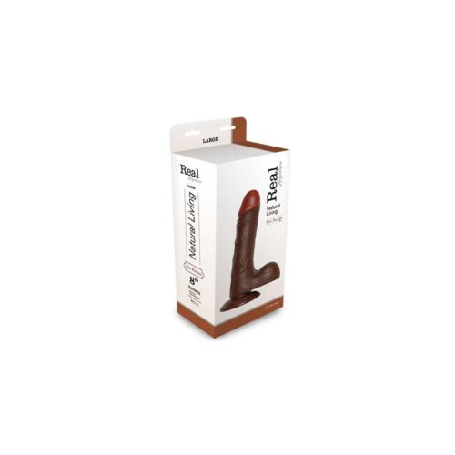 Dildo-REALISTIC-DILDO-REAL-RAPTURE-BROWN-8-Inch-100E053-1.jpg