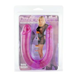 Dildo dwustronne Double Mini 34 5 cm