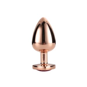 GLEAMING LOVE ROSE GOLD PLUG LARGE