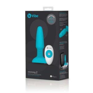 KOREK ANALNY B VIBE RIMMING PLUG BLUE