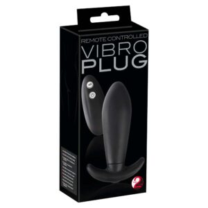 KOREK ANALNY REMOTE CONTROLLED VIBRO PLUG