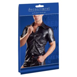 KOSZULKA IMITAT. LEATHER MEN S SHIRT M