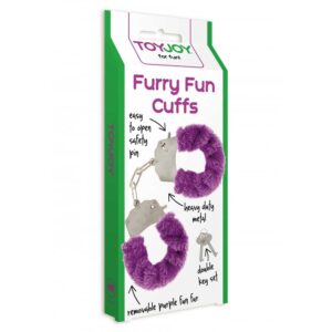 Kajdanki FURRY FUN CUFFS PURPLE PLUSH