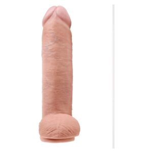 King Cock 12 Inch Cock with Balls Flesh