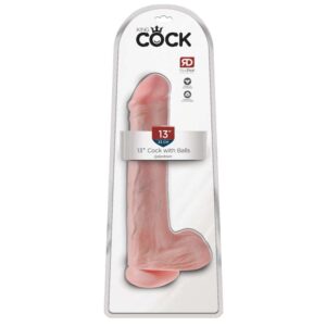 King Cock 13 Inch Cock w Balls Lig