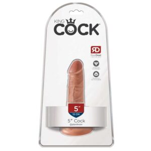 King Cock 5 Inch Cock Tan