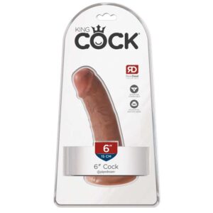 King Cock 6 Inch Cock Tan