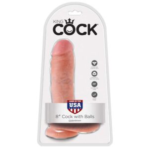 King Cock 8 inch Cock Balls Fl