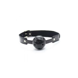 Knebel Breath Hole Ball Gag nero