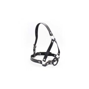 Knebel Imbracatura per testa con anello Head Harness Ring Gag