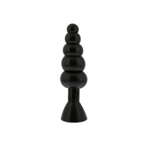 Korek analny Bendable Butt Rattler 20cm czarny
