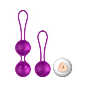 Kulki Vibrating Silicone Kegel Balls Set USB 10 Function  Remote control