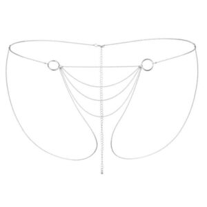 Łańcuszki jak bikini  Bijoux Indiscrets Magnifique Bikini Chain Silver