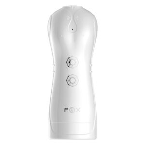 Masturbator Vibrating and Flashing Masturbation Cup USB 7 7 Function  Talk Mode  White