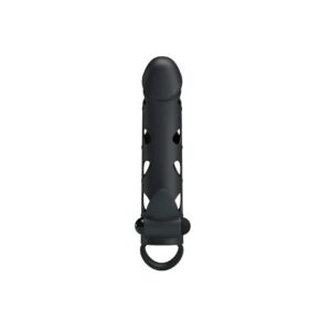 PRETTY LOVE  Vibrating Penis Sleeve with Ball Strap