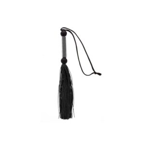 Pejcz GP SILICONE FLOGGER WHIP BLACK