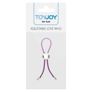 Pierścień ADJUSTABLE LOVE RING PURPLE