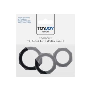 Pierścień POWER HALO C RING SET BLACK