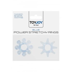 Pierścień POWER STRETCHY RINGS BLUE 2PCS