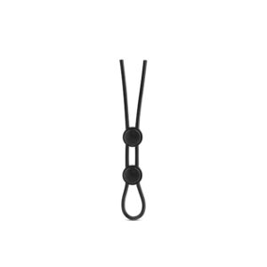 Pierścień STAY HARD DOUBLE LOOP COCK RING BLACK