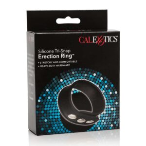 Pierścień TRI SNAP ERECTION RING BLACK