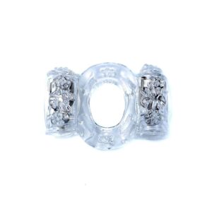 Pierścień Vibrating CockRing Double Clear