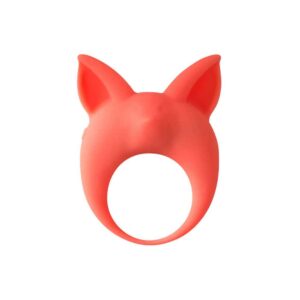 Pierscien Vibrating Cockring MiMi Animals Kitten Kyle Orange