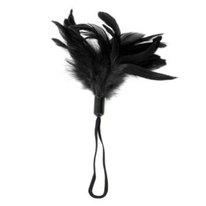Piórko do łaskotania  Sportsheets Pleasure Feather Black Czarne