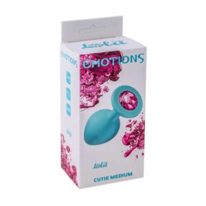 Plug Anal Plug Emotions Cutie Medium Turquoise Pink crystal