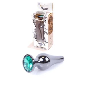 Plug Jewellery Dark Silver BUTT PLUG Green