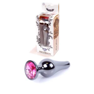 Plug Jewellery Dark Silver BUTT PLUG Pink