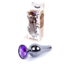 Plug Jewellery Dark Silver BUTT PLUG Purple