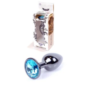 Plug Jewellery Dark Silver PLUG Light Blue