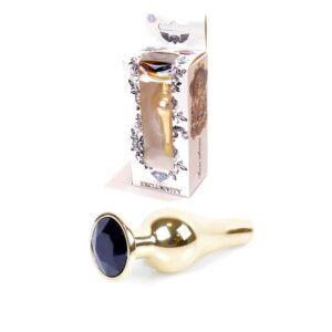 Plug Jewellery Gold BUTT PLUG Black