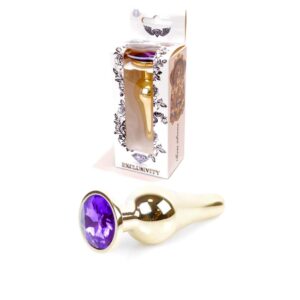 Plug Jewellery Gold BUTT PLUG Purple