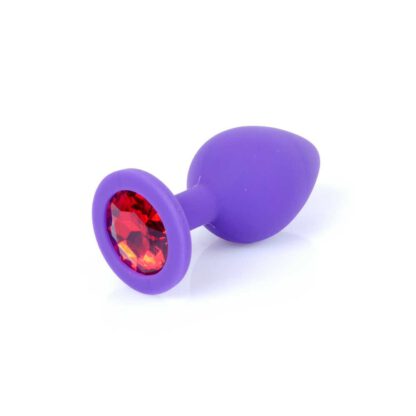 Plug Jewellery Purple Silicon PLUG Medium Red Diamond 136E733 8