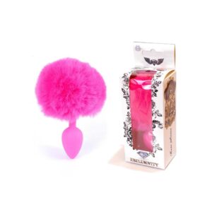 Plug Jewellery Silicon PLUG  Bunny Tail  Pink