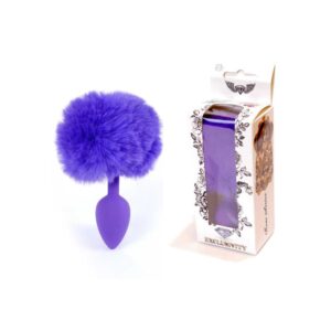 Plug Jewellery Silicon PLUG  Bunny Tail  Purple