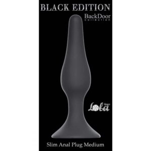 Plug Slim Anal Plug Medium Black