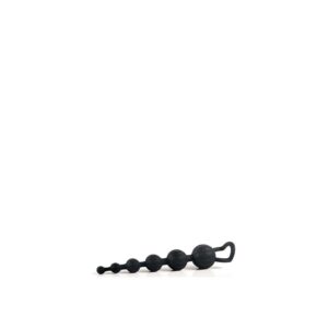 Plug kulki A E SILICONE BUTT BEADS BLACK