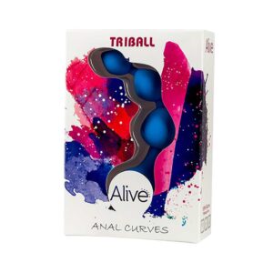 Plug kulki Dildo Silic. Triball. Amuse G. Blue