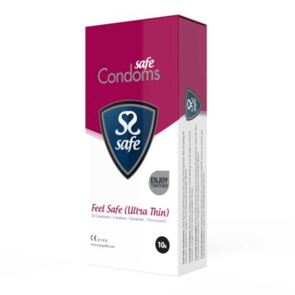 Prezerwatywy ultra cienkie Safe Feel Safe Condoms Ultra Thin 10 szt 113E025 2